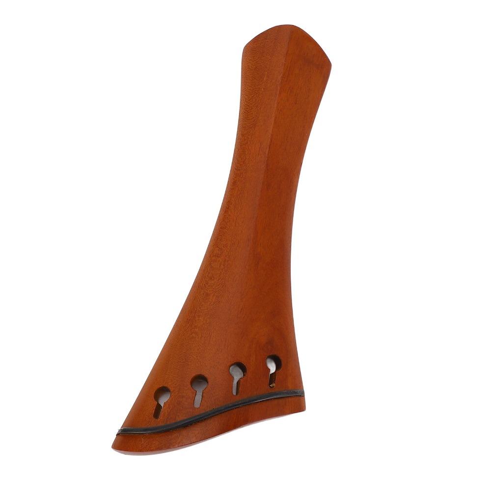 Jujube Wood Fiddle Tailpiece Wood Color Violin Accessories Premium Violin Tailpiece For Violin