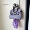 Mini Bag Style Dog Poop Bag Holder Leather Pet Waste Bag Dispenser With Keyring Portable Cute Puppy Poop Bag Carrier, Fashi