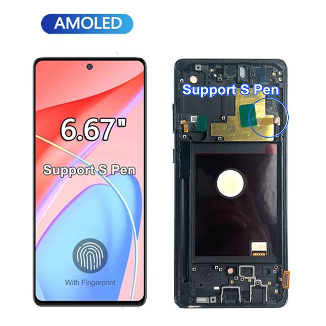 AMOLED Дисплей для Samsung Galaxy Note10 Lite LCD Дисплей Сенсорный Экран Дигитайзер для Samsung Note 10 Lite SM-N770F LCD Дисплей