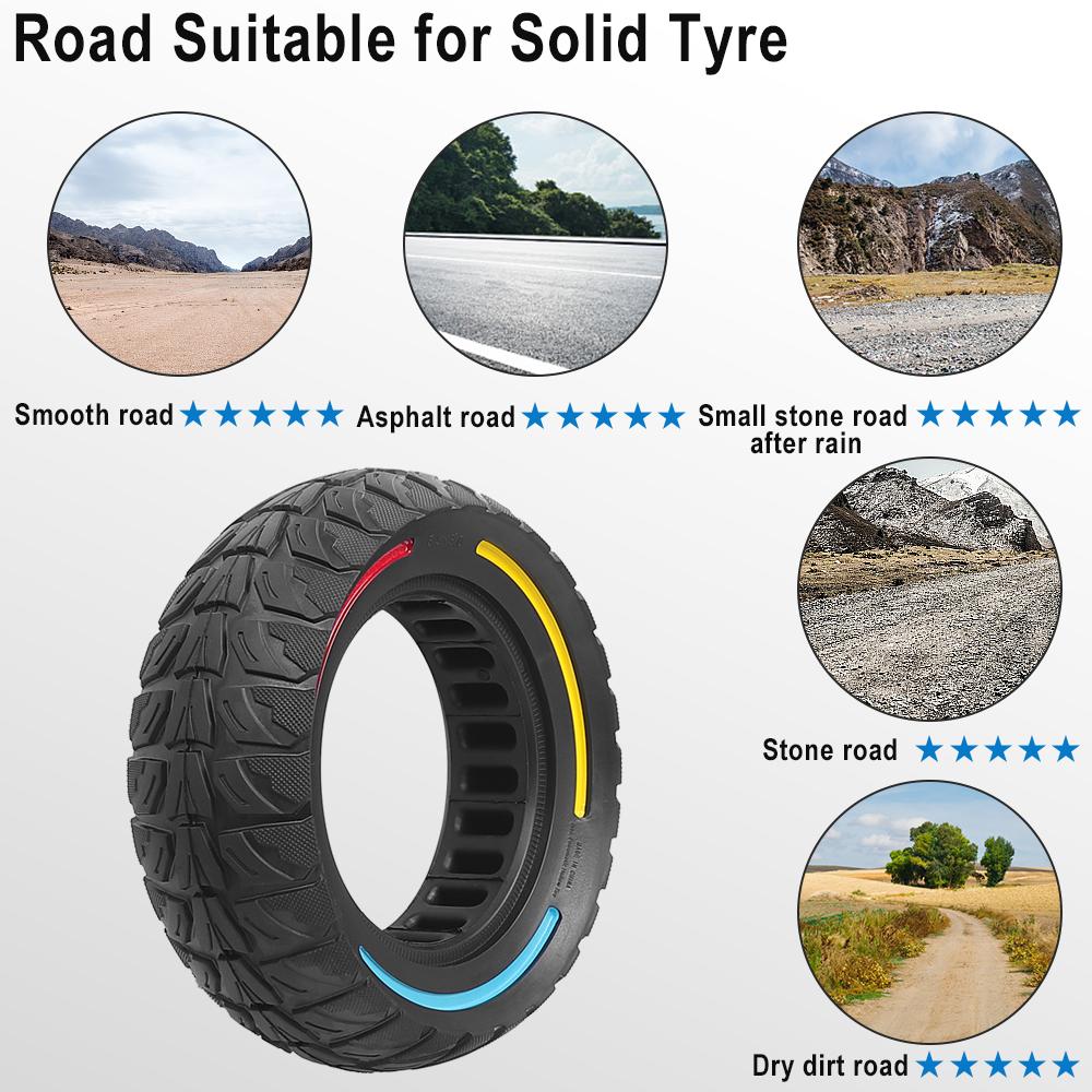 8.5x3Inch Puncture-proof Off-road Solid Tire 8.5*3 Tubeless Tyre for Kugoo G2 Pro for Zero8 9 for VSETT 8 9+ Electric Scooter