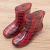 Модные кухонные рабочие водонепроницаемые туфли дождевые туфли резиновые сапоги женские летние взрослые на подошве резиновые туфли короткие нескользящие бахилы водные сапоги
