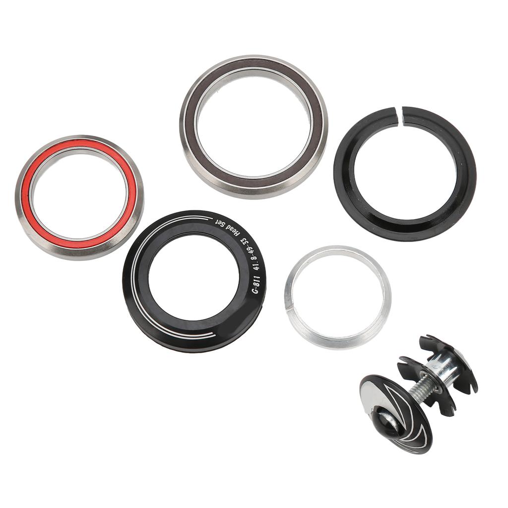 Bike Headset Aluminum Alloy Exquisite Workmanship Strong Durable High Strength Easy Install Cycling Accessory