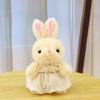 Cute Rabbit Soft Plush Doll  With Soft Short Fur And Pp Cotton Filling Kids For