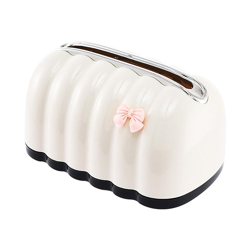 Простая форма ракушки, пружинная подъемная коробка для салфеток, настольная насосная бумажная коробка для гостиной, дома, креативный держатель для салфеток, бумажная коробка