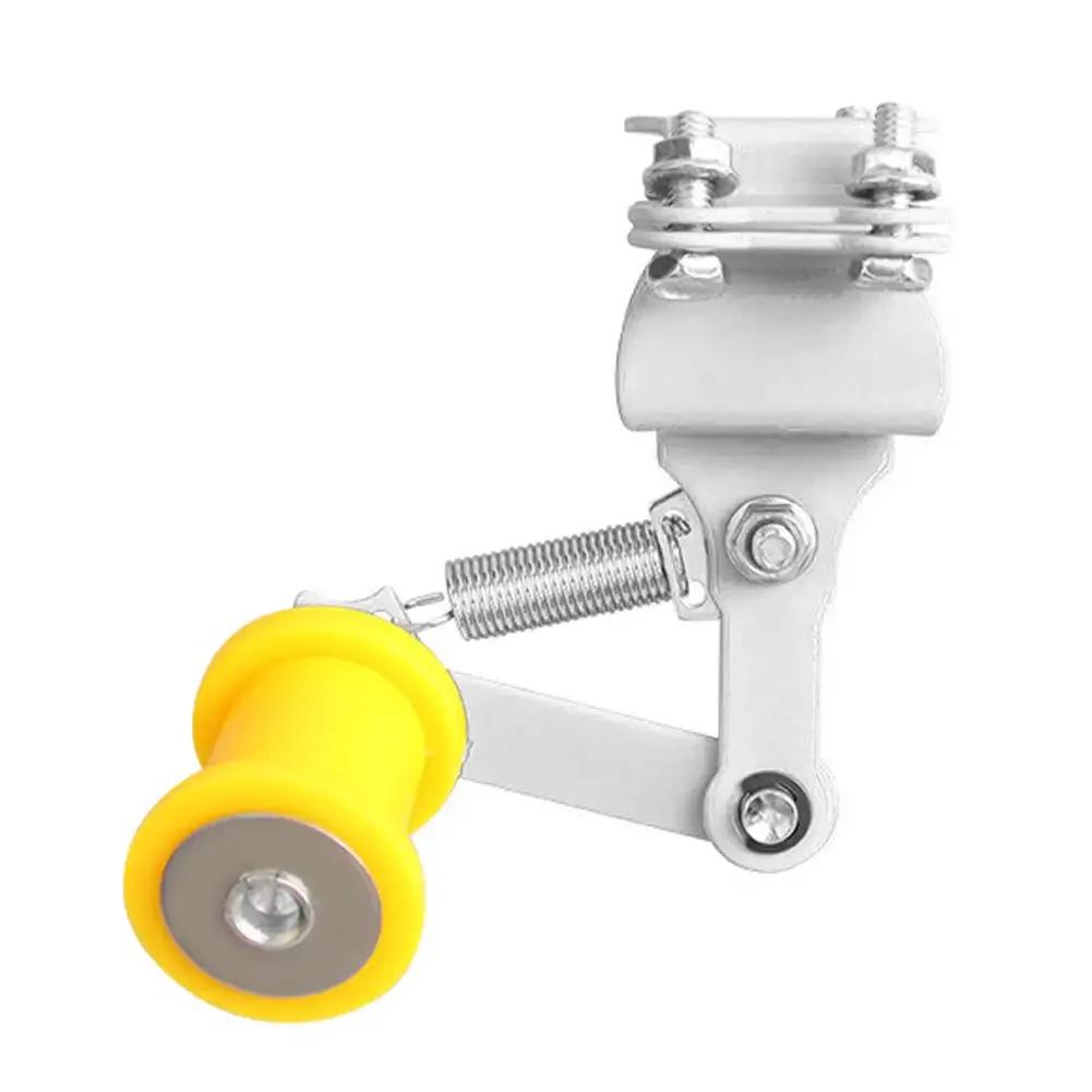 Motorcycle Chain Adjuster Tensioner Guide with Guide Wheels Bike 4 Wheeler Motorized Bike Sprocket Parts Tools Universal