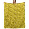 Yellow Classic Rubber Duck Throw Blanket Warm Napping Blanket for Office Couch Bed