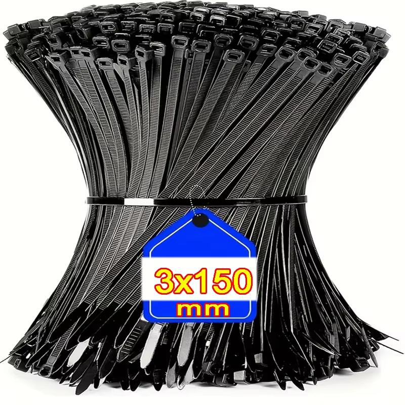 Self-locking Cable Ties Plastic Clamp Cord Ties Straps Adjustable Cables Fastening Plastic Clamp Heat Resistant Wire Zip Tie