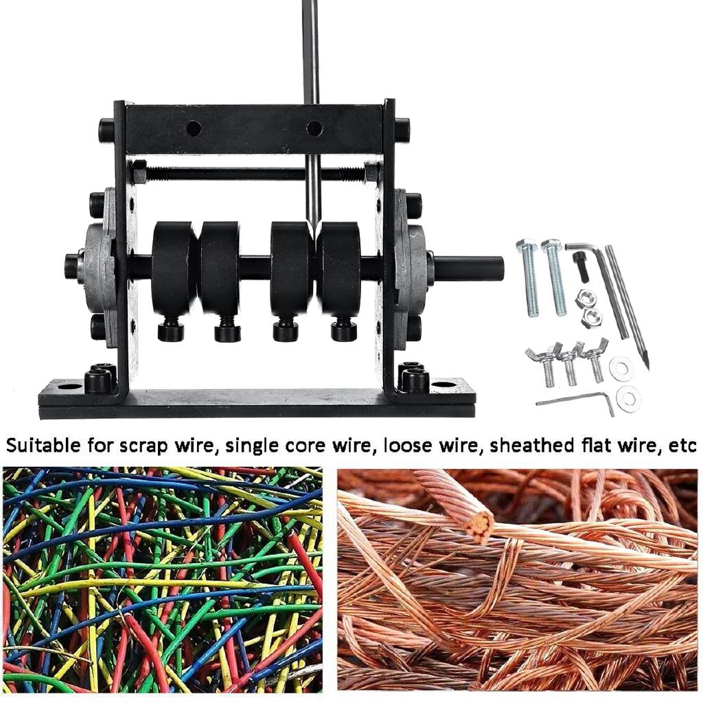 Manual Wire Cable Stripping Peeling Machine Cable Scrap Recycle Copper Wire Stripper For 1-30mm Wire