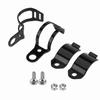 2Pcs Motorcycle Turn Light Mount Bracket Fit for 3045mm Front Fork Scooter (Black)