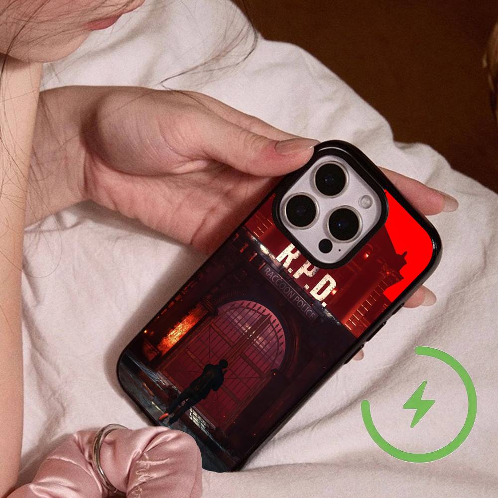 Game R-Resident-es Evil-es Magnetic Charging Cover Phone Case For IPhone 17 16 14 13 12 11 15 Pro Max For Magsafe Wireless