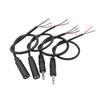 1Pcs 2.5mm/3.5mm Mono Stereo AUX Connector 2/3/4Pins DIY Audio Extension Wire  Male Female Connector