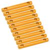 10 Pcs Aluminum Alloy Dual Holes Tent Line Stopper Cord Adjuster Tent Rope Tensioner Buckle