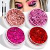 Popular Sequins Gel Glitter Gel Body Facial Hair Eye Stage Makeup Highlight Powder Sequins