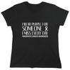 I Wear Purple For Someone I Miss Sarcastic Novelty Graphics Funny Womens T-Shirt