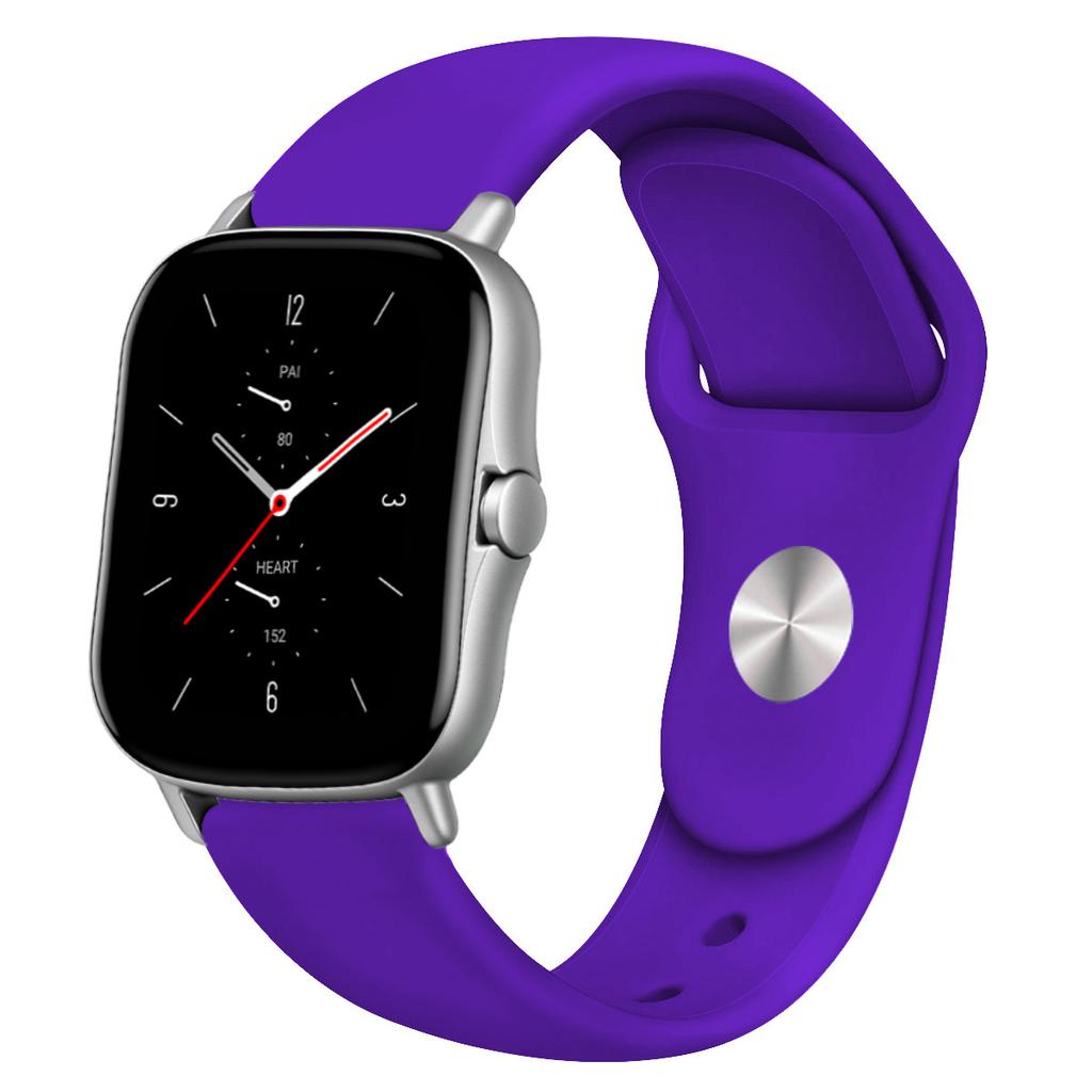 20 мм/22 мм ремешки для часов для Amazfit GTS 4/3/2/2e/Mini/GTR 42 мм/GTR 4/3 Pro Силиконовый браслет Amazfit helio/balance 2 bip 5 6 ремешок