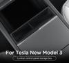 Для Tesla Model Y Launch 2025 Juniper/Model 3 Highland Органайзер-лоток для хранения центральной консоли, аксессуары для автомобиля