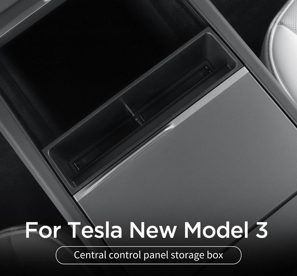 Для Tesla Model Y Launch 2025 Juniper/Model 3 Highland Органайзер-лоток для хранения центральной консоли, аксессуары для автомобиля