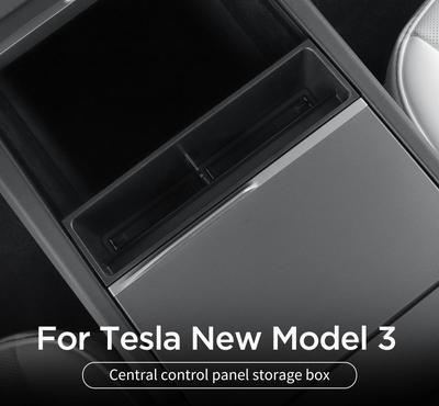 Для Tesla Model Y Launch 2025 Juniper/Model 3 Highland Органайзер-лоток для хранения центральной консоли, аксессуары для автомобиля