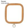 Octagon Wood Grain Needlecraft Stretch Tool Embroidery Hoop DIY Sewing Accessories