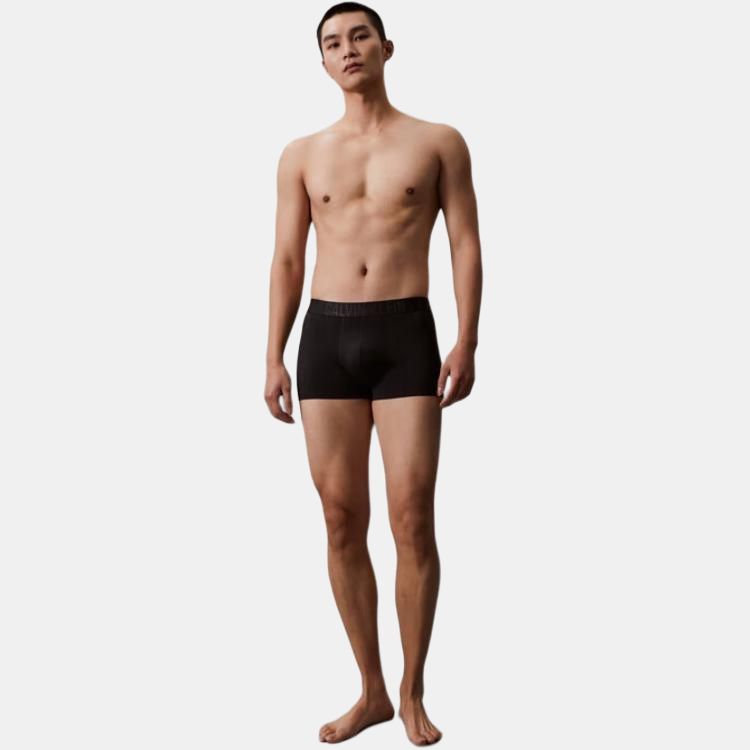 Calvin Klein Удобные однотонные трусы-боксеры, мужское нижнее белье, черные NB3826-UB1