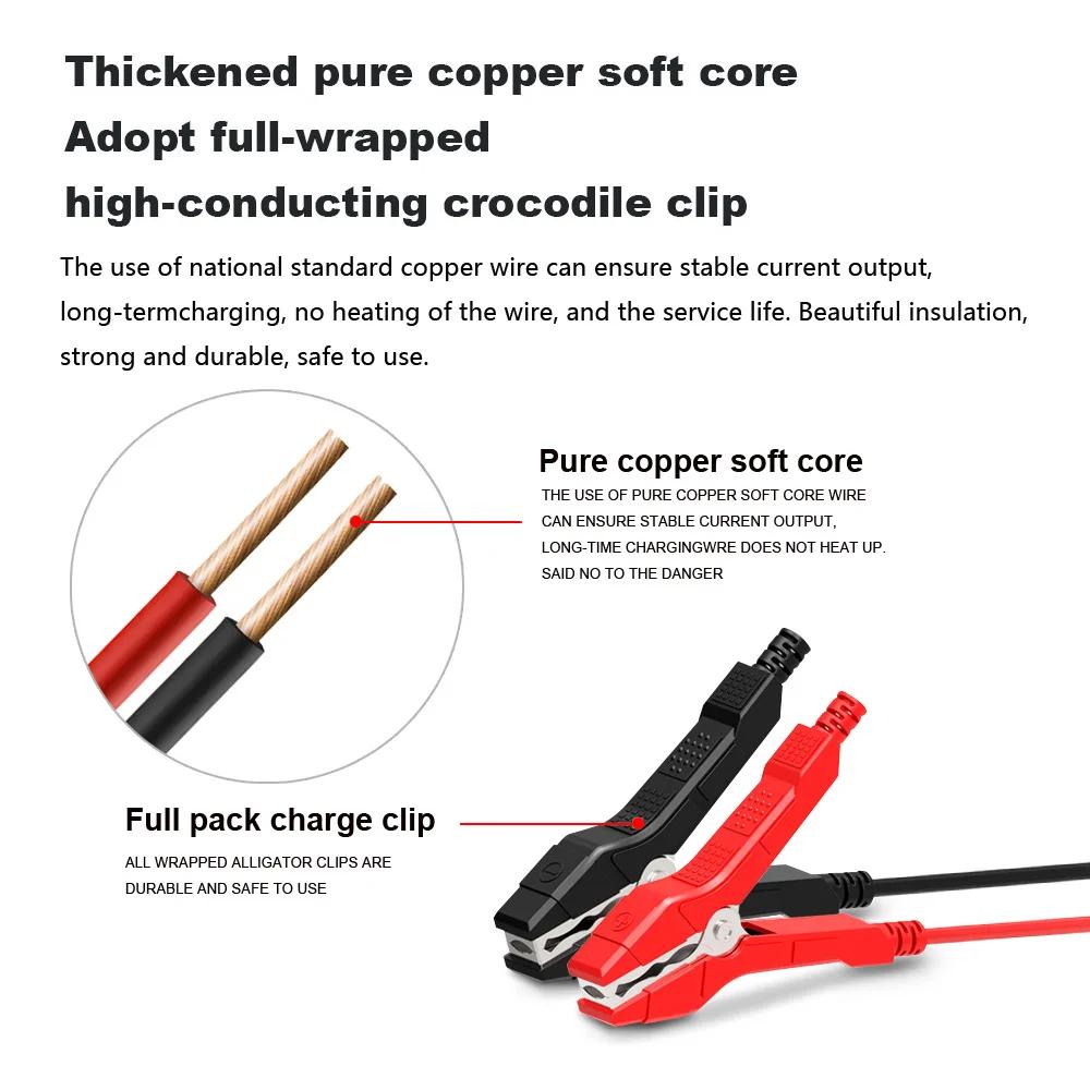 12 В 7 А интеллектуальный автомобильный аккумулятор ЖК-дисплей быстрое зарядное устройство аккумулятор универсальное зарядное устройство для ремонта автомобильного аккумулятора для свинцово-кислотного LiFePO4 аккумулятора