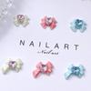 Bow Nail Charms Heart Resin 3D Nail Art Decoration Accessories Beautiful Charming Nail Charms Supplies for Women Girls
