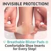 Невидимые протекторы для пяток, защитные накладки от натирания для туфель на высоком каблуке, дышащие пластыри от мозолей, удобные стельки для обуви
