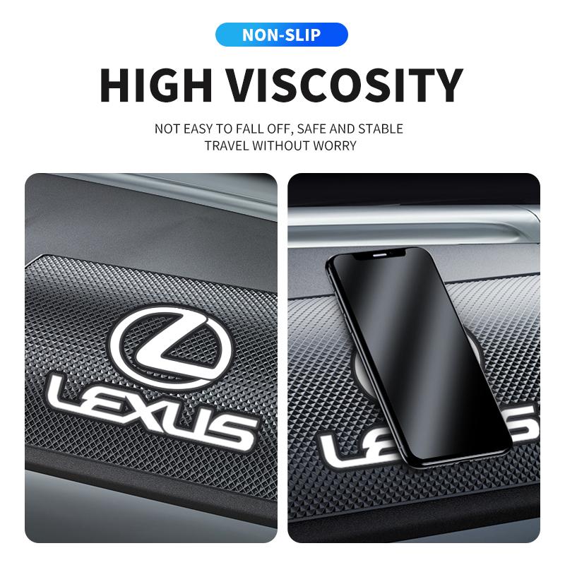 Car Styling Anti-Slip Mat Silicone Dashboard Non-Slip Pad For Lexus F SPORT GX460 Ct200h IS250 ES 220D IS200 Fsport GS GX IS LS ADV1