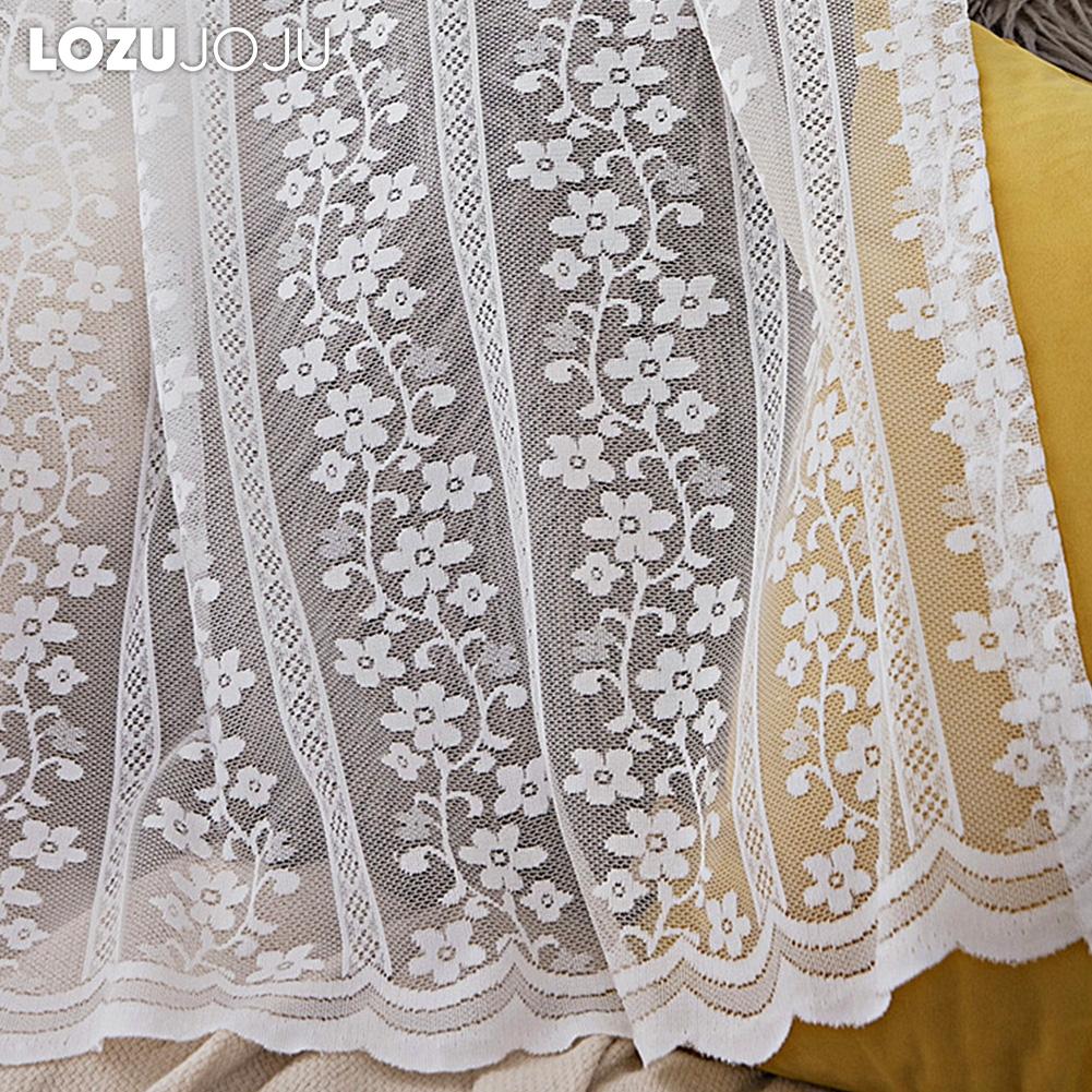 1 шт. LOZUJOJU 10-20% светоблокирующая французская кружевная основа трикотажная прозрачная занавеска для гостиной спальни балкона домашний декор
