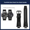 Модифицированный быстросъемный кожаный ремешок Нейлоновый ремешок Для Casio G-SHOCK 5672 MTG-B3000 Итальянская кожа Ремешок для часов Браслет Аксессуары