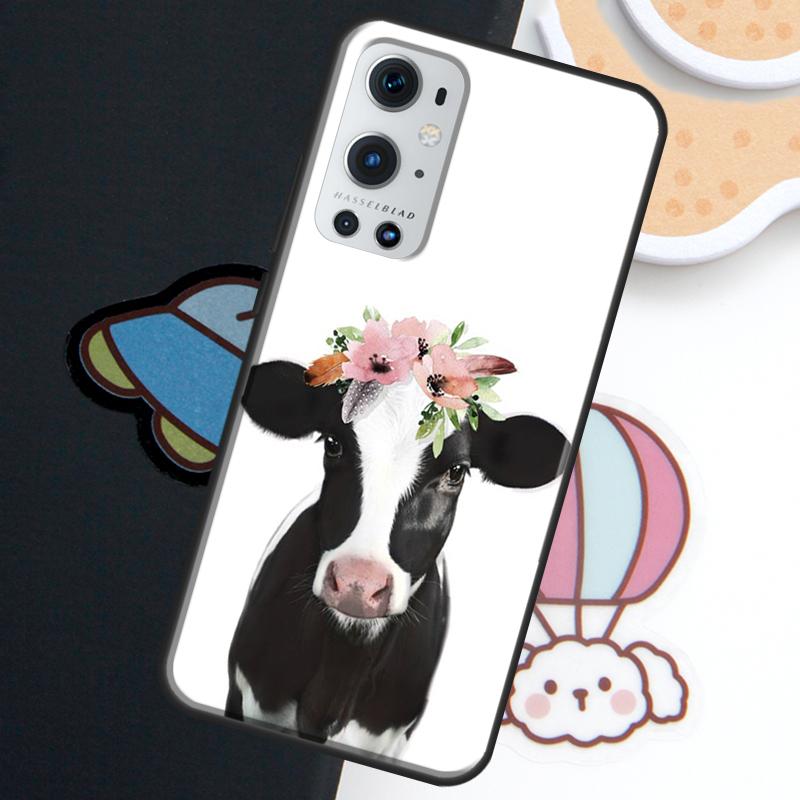 Cute Cartoon Cow For Realme 15 10 11 12 13 14 Pro Plus C65 C71 C75 C55 C63 C61 C53 C67 C35 GT6 GT7 Pro Case