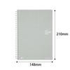 KOKUYO Notebook Soft Ring 80 Sheets A5 Graph Ruled Su-SV338S5-C Silver