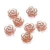 10Pcs Ornament Flower Beads Acrylic All-Match Pendant Durable Hole Charm  for Jewelry Making