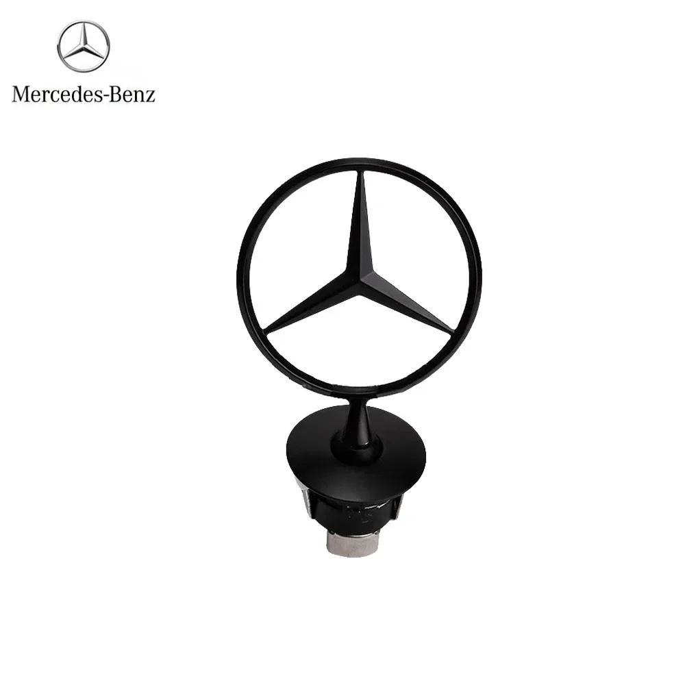 FXIK3 Mercedes Benz emblem Star Bonnet Car Hood Front Chrome Logo for Mercedes E S Class w204 w211 w205 W212 w203 w213 accessories