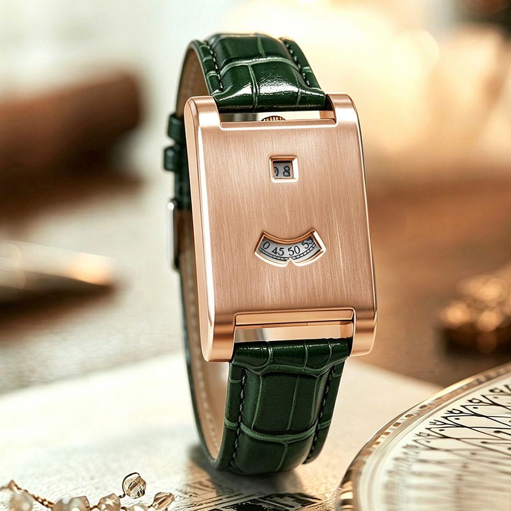 Alloy Case Men's Wristwatch Square Case Sports Watch New Business Watch Business Wear