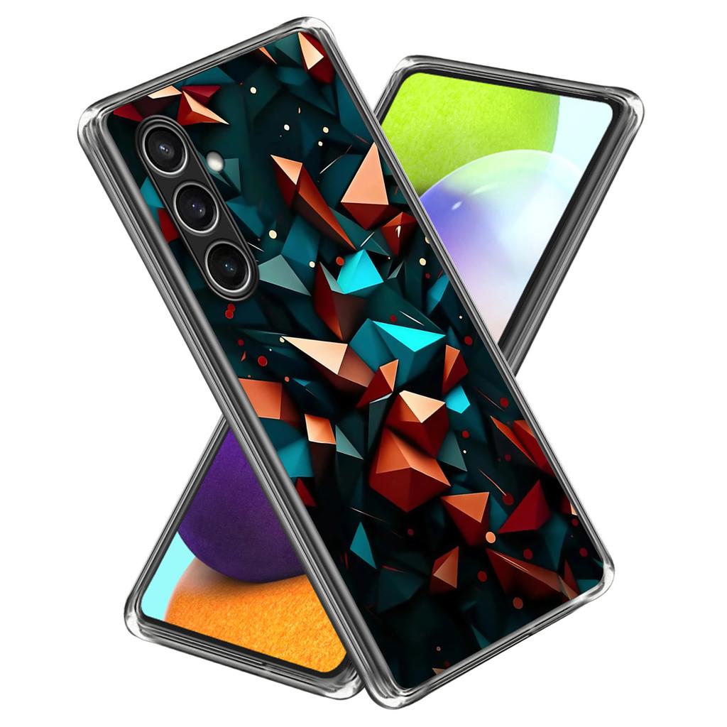 Чехол для Samsung Galaxy S24 FE, амортизирующий ТПУ, с напечатанным узором, чехол для телефона