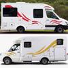 2 шт. автомобильная наклейка для Peugeot Boxer Mercedes Benz Sprinter Vito V Class W447 V260 DIY виниловая пленка тюнинг автомобиля Стайлинг