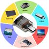 1-4 шт. Адаптеры USB C на USB A (папа-мама) для телефона, 120 Вт, высокоскоростной преобразователь данных для Samsung IPhone 16 15 IPad Планшета