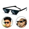 1PC Funny Sunglass Thug Life Glasses 8 Bit Pixelated Unisex Sunglasses