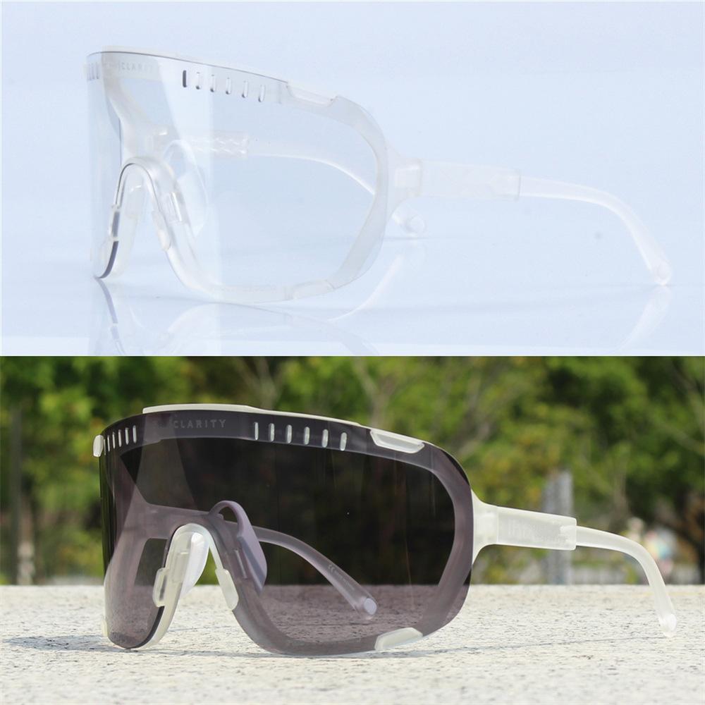 POC New Cycling Outdoor Athletic Glasses .Intelligent Photo-sensitive Color-changing Anti-wind and Anti-sand Protective Goggles