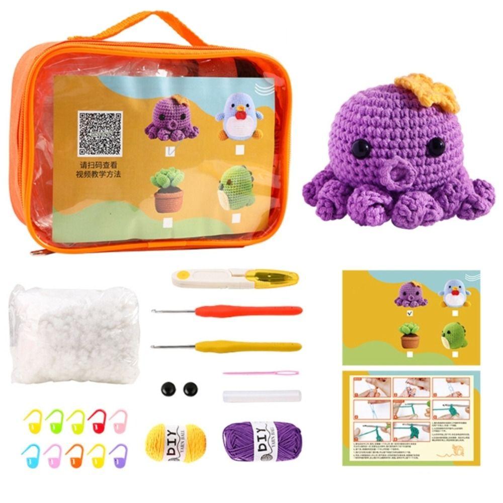 Handmade Crochet Kit DIY Handmade Doll Doll Crochet Kit Arts,Crafts & Sewing DIY Knitting  Beginner