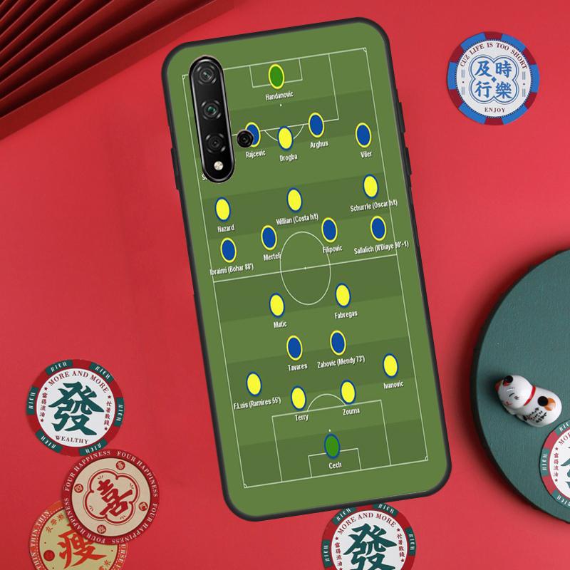 Футбольные тактики Время для Huawei Nova Y73 Y72 Y90 Y70 Y60 Y91 Y61 12s 12i 11i 8i 9 10 SE P40 Lite P60 P30 Pro Чехол
