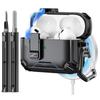 Чехол-подставка для телефона для чехла AirPods 4-го поколения Магнитный автоматический замок с набором для чистки Ударопрочный защитный чехол для AiPods 4