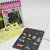 Kids Rainbow Colorful Scratch Art Kit Drawing Painting Paper Notebook with Drawing Stick Gift