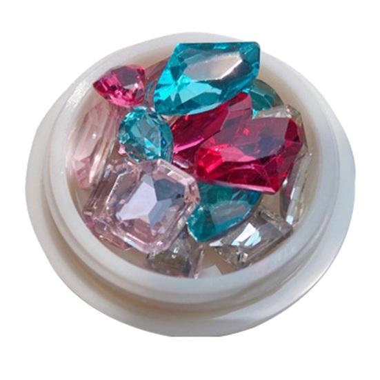 Стильные украшения для дизайна ногтей Яркие 3 цвета с 3D-эффектом