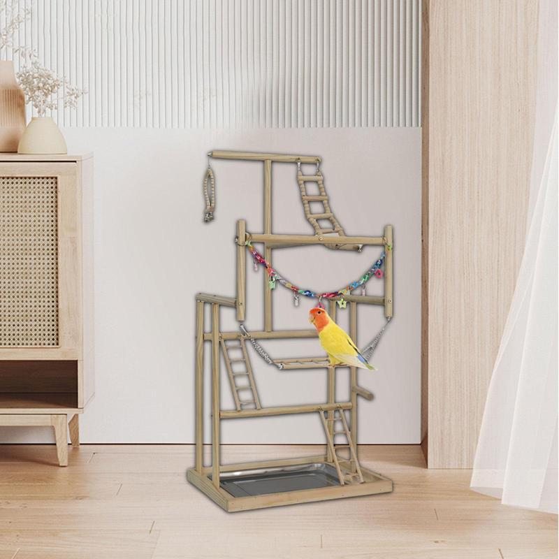 Parrot Playstand with Ladders Bird Play Stand for Budgie Finches Parakeet