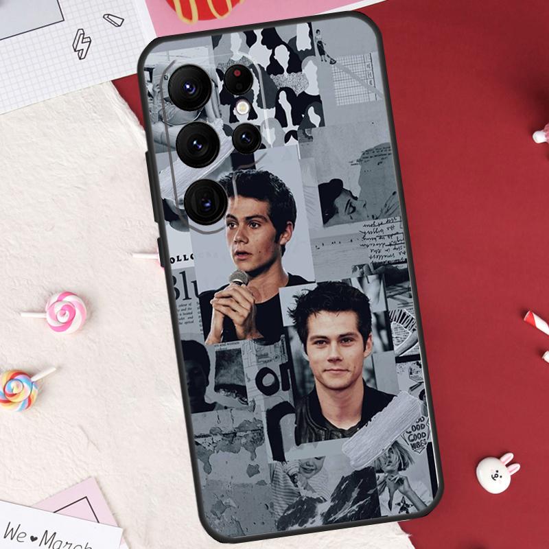 Чехол для Samsung Galaxy S26 Ultra S23 S22 S21 S20 S24 S25 Ultra S10 Plus S25 FE Оболочка с изображением Дилана О'Брайена из «Волчонка»