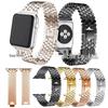 Совместимый металлический ремешок "Рыбья чешуя" для Apple Watch: Сотовая Band из нержавеющей стали, В наличии.