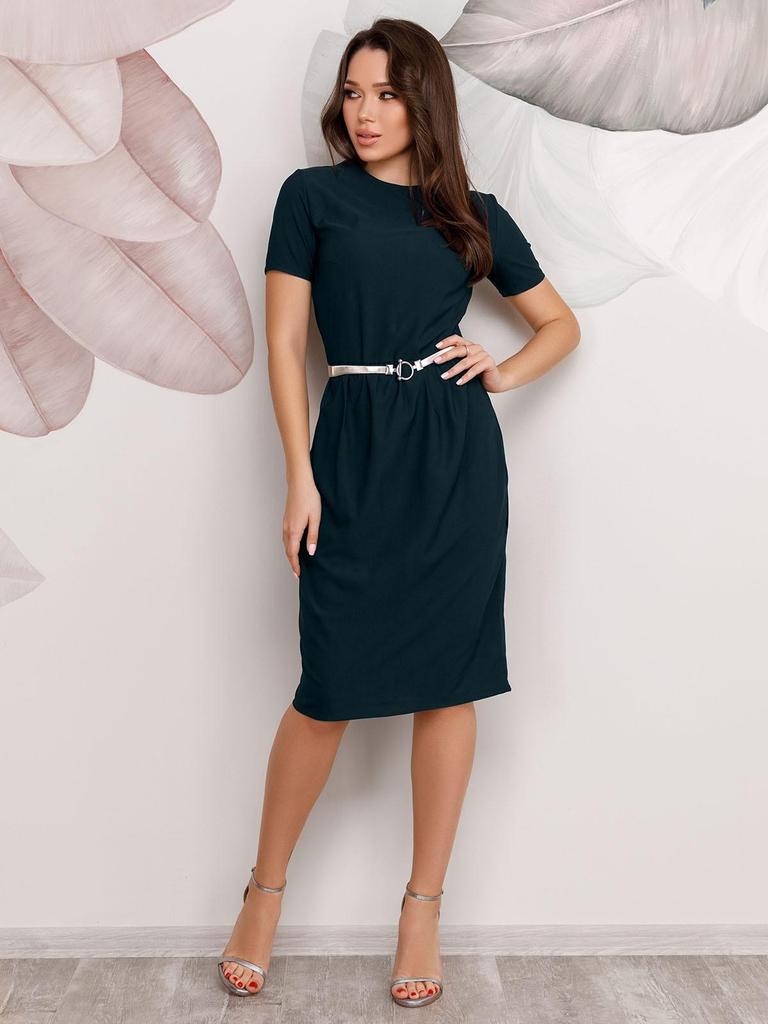 Присборенное на талии платье ISSA Plus