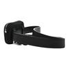 Prada Brand logo zipper closure nylon waist bag men's black